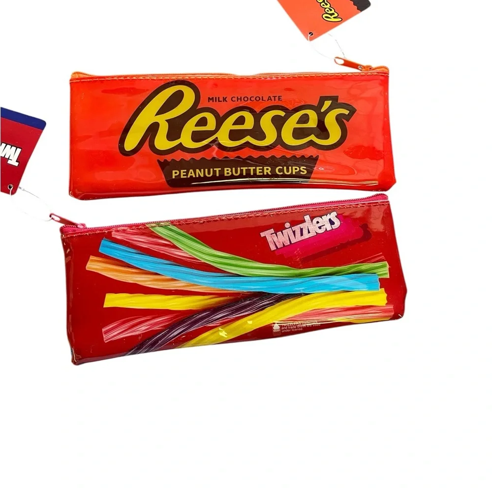 Reese's and Twizzlers Themed Pencil Cases